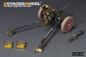 WWII German 37mm PaK35 36Anti-Tank Gun Upgrade Set (B ver include Gun Barrel,Wheels)（For TAMIYA 35035 35259） 3