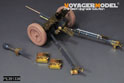 WWII German 37mm PaK35 36Anti-Tank Gun Upgrade Set (B ver include Gun Barrel,Wheels)（For TAMIYA 35035 35259） 4