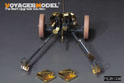 WWII German 37mm PaK35 36Anti-Tank Gun Upgrade Set (B ver include Gun Barrel,Wheels)（For TAMIYA 35035 35259） 5