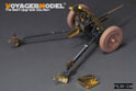 WWII German 37mm PaK35 36Anti-Tank Gun Upgrade Set (B ver include Gun Barrel,Wheels)（For TAMIYA 35035 35259） 6