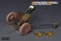 WWII German 37mm PaK35 36Anti-Tank Gun Upgrade Set (B ver include Gun Barrel,Wheels)（For TAMIYA 35035 35259） 8