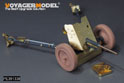 WWII German 37mm PaK35 36Anti-Tank Gun Upgrade Set (B ver include Gun Barrel,Wheels)（For TAMIYA 35035 35259） 9