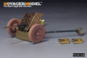 WWII German 37mm PaK35 36Anti-Tank Gun Upgrade Set (B ver include Gun Barrel,Wheels)（For TAMIYA 35035 35259） 11