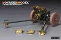 WWII German 37mm PaK35 36Anti-Tank Gun Upgrade Set (B ver include Gun Barrel,Wheels)（For TAMIYA 35035 35259） 13