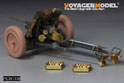WWII German 37mm PaK35 36Anti-Tank Gun Upgrade Set (B ver include Gun Barrel,Wheels)（For TAMIYA 35035 35259） 14