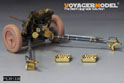 WWII German 37mm PaK35 36Anti-Tank Gun Upgrade Set (B ver include Gun Barrel,Wheels)（For TAMIYA 35035 35259） 18