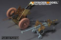 WWII German 37mm PaK35 36Anti-Tank Gun Upgrade Set (B ver include Gun Barrel,Wheels)（For TAMIYA 35035 35259） 19