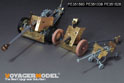 WWII German 37mm PaK35 36Anti-Tank Gun Upgrade Set (B ver include Gun Barrel,Wheels)（For TAMIYA 35035 35259） 20