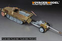 WWII German Sd.Kfz.251/1 Ausf.D Armoured Personnel Carrier w/PaK40 Basic Upgrade Set（For DRAGON 6664） 4