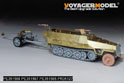 WWII German Sd.Kfz.251/1 Ausf.D Armoured Personnel Carrier w/PaK40 Basic Upgrade Set（For DRAGON 6664） 7