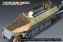 WWII German Sd.Kfz.251/1 Ausf.D Armoured Personnel Carrier w/PaK40 Basic Upgrade Set（For DRAGON 6664） 8