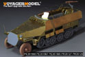 WWII German Sd.Kfz.251/1 Ausf.D Armoured Personnel Carrier w/PaK40 Basic Upgrade Set（For DRAGON 6664） 9