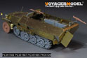 WWII German Sd.Kfz.251/1 Ausf.D Armoured Personnel Carrier w/PaK40 Basic Upgrade Set（For DRAGON 6664） 10