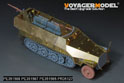 WWII German Sd.Kfz.251/1 Ausf.D Armoured Personnel Carrier w/PaK40 Basic Upgrade Set（For DRAGON 6664） 12