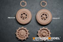 WWII German Sd.Kfz.9 Famo Dunlop Sproket Wheels Early Version（GP） 2