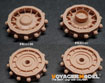 WWII German Sd.Kfz.9 Famo Dunlop Sproket Wheels Early Version（GP） 3