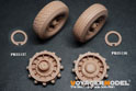 WWII German Sd.Kfz.9 Famo Dunlop Sproket Wheels Early Version（GP） 4