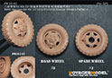 WWII German Sd.Kfz.231/232/233/263 Standar Wheels Pattern3（GP） 3
