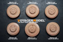 WWII German Sd.Kfz.234 Small Diameter Wheels Pattern（GP） 2