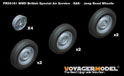 WWII British Special Air Service（SAS） Jeep Road Wheels（GP）