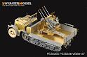 1/35 WWII German Sd.Kfz.7 Flatbed w/20mm Flakverling38 (For DRAGON 6583) 2