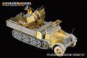 1/35 WWII German Sd.Kfz.7 Flatbed w/20mm Flakverling38 (For DRAGON 6583) 4